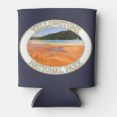 Grote Prismatische Lente in Yellowstone National P Blikjeskoeler (Voorkant)