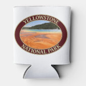 Grote Prismatische Lente in Yellowstone National P Blikjeskoeler (Voorkant)