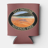 Grote Prismatische Lente in Yellowstone National P Blikjeskoeler (Voorkant)