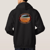 Grote Prismatische Lente in Yellowstone National P Hoodie (Achterkant)