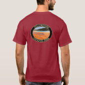 Grote Prismatische Lente in Yellowstone National P T-shirt (Achterkant)