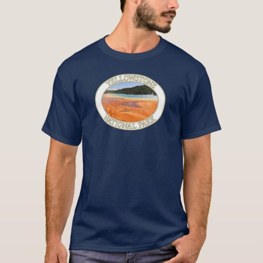 Grote Prismatische Lente in Yellowstone National P T-shirt (Voorkant)