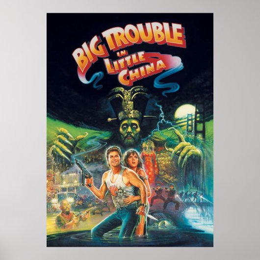 Grote problemen in het kleine China Poster (Voorkant)