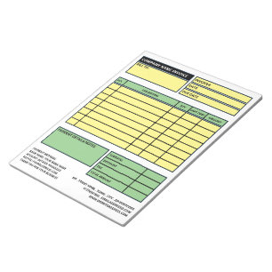 Grote professionele zakelijke factuur/offerte notitieblok