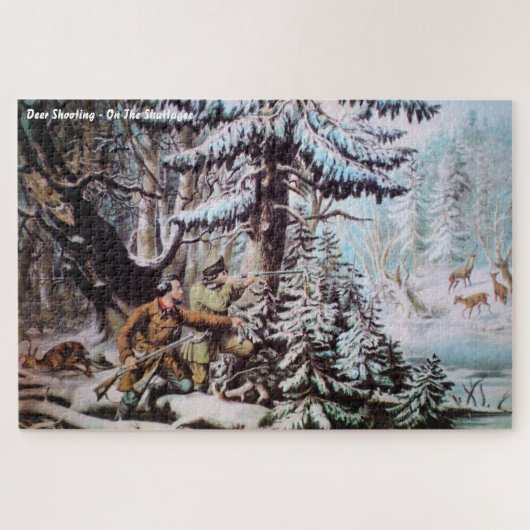 Grote puzzel voor de jacht op de honger (Horizontaal)