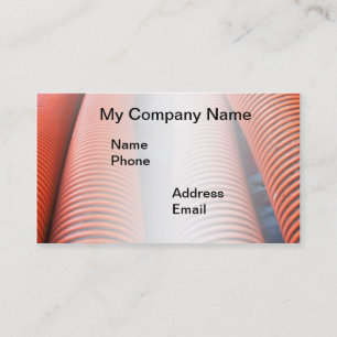 Grote pvc-buizen voor afvoer en afvalwater visitekaartje