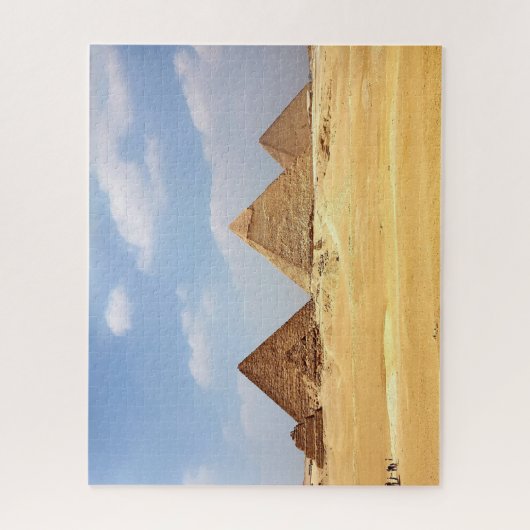 Grote Pyramiden in Egypte Legpuzzel (Verticaal)