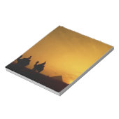 Grote Pyramiden van Giza, Egypte op zonsondergang Notitieblok (Linkerzijde)