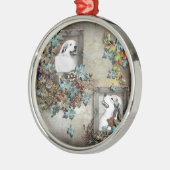 grote pyreenhond metalen ornament (Links)