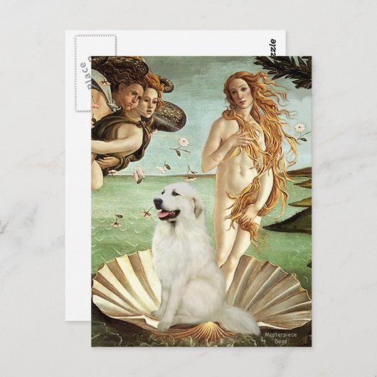 Grote Pyreneeën 1 - Geboorte van Venus Briefkaart (Voorkant / Achterkant)