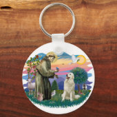 Grote Pyreneeën (#1) Sleutelhanger (Voorkant)