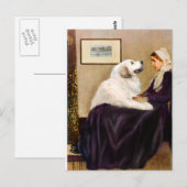 Grote Pyreneeën 2 - De moeder van WHistler Briefkaart (Voorkant / Achterkant)