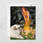 Grote Pyreneeën 2 - Middernacht Briefkaart (Voorkant / Achterkant)