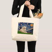 Grote Pyreneeën 2 - Sterrennacht Grote Tote Bag (Voorkant (product))