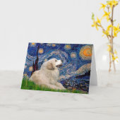 Grote Pyreneeën 2 - Sterrennacht Kaart (Gele Bloem)