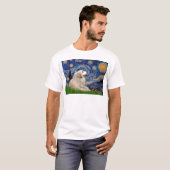 Grote Pyreneeën 2 - Sterrennacht T-shirt (Voorkant volledig)