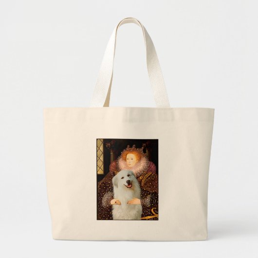 Grote Pyreneeën 3 - Koningin Grote Tote Bag (Voorkant)