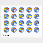 Grote Pyreneeën Agility Gifts Ronde Sticker (Vel)