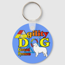 Grote Pyreneeën Agility Gifts Sleutelhanger