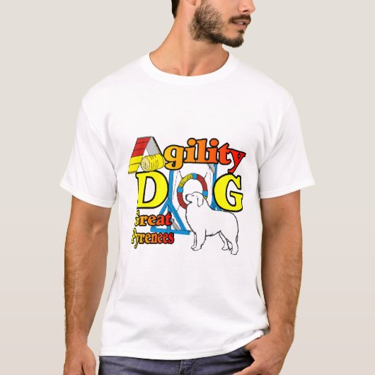 Grote Pyreneeën Agility Gifts T-shirt (Voorkant)
