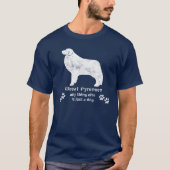 Grote Pyreneeën - Al het andere is maar een hond T-shirt (Voorkant)