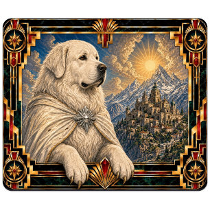 Grote Pyreneeën, Art Deco-hond Muismat