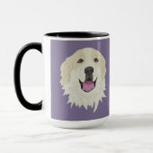 Grote Pyreneeën Badger Markeringen Mok (Links)