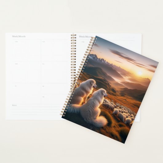 Grote Pyreneeën Begin van de dag Planner (Display)