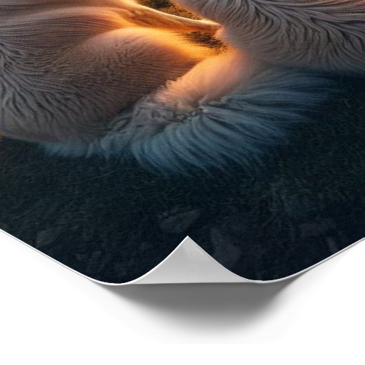 Grote Pyreneeën Begin van de dag Poster (Hoek)