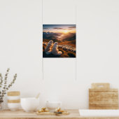 Grote Pyreneeën Begin van de dag Poster (Keuken)