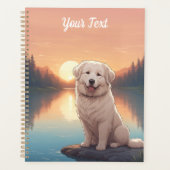 Grote Pyreneeën bij het meer Planner (Voorkant)