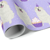 Grote Pyreneeën Birthday Cadeaupapier (Rol Hoek)
