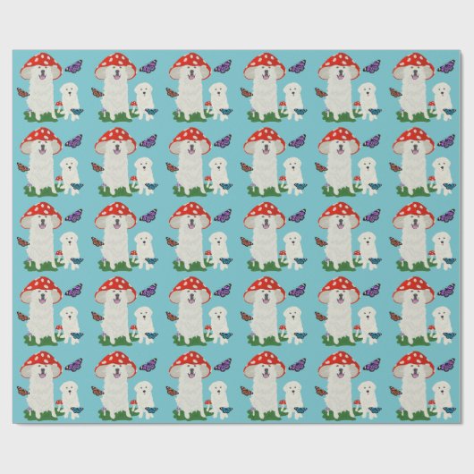 Grote Pyreneeën Birthday Cadeaupapier (Vlak)