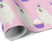 Grote Pyreneeën Birthday Cadeaupapier (Rol Hoek)