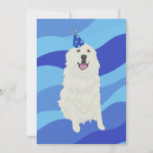 Grote Pyreneeën Birthday Kaart (Voorkant)