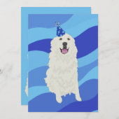 Grote Pyreneeën Birthday Kaart (Voorkant / Achterkant)