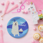  Grote Pyreneeën Birthday Papieren Bordje (Feest)