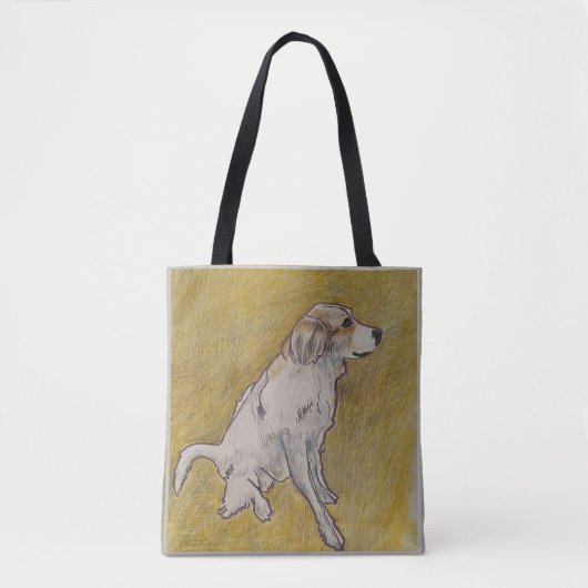 Grote Pyreneeën Boekentas Tote Bag (Voorkant)
