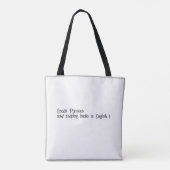 Grote Pyreneeën Boekentas Tote Bag (Achterkant)