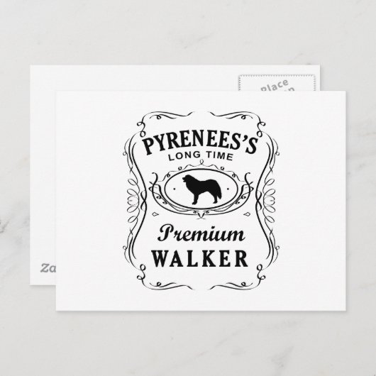 Grote Pyreneeën Briefkaart (Voorkant / Achterkant)