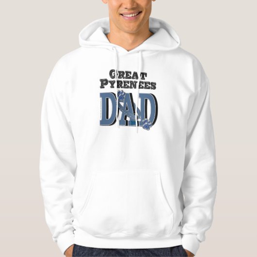 Grote Pyreneeën DAD Hoodie (Voorkant)