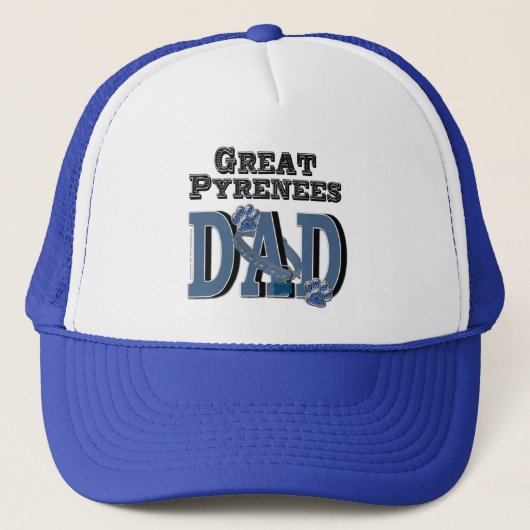 Grote Pyreneeën DAD Trucker Pet (Voorkant)