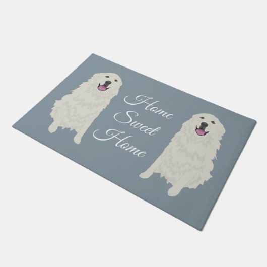 Grote Pyreneeën Deurmat (Schuin)