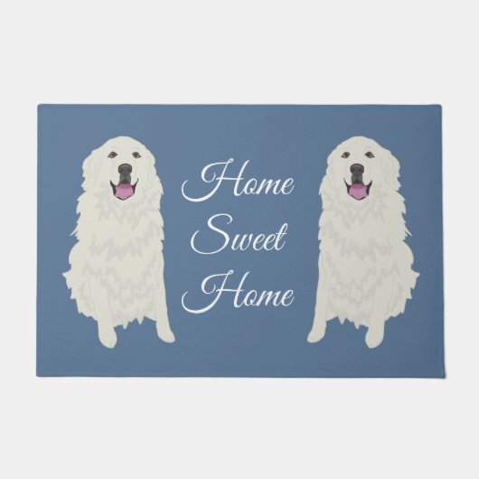 Grote Pyreneeën Deurmat (Voorkant)