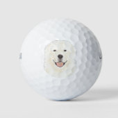 Grote Pyreneeën Dog Golfballen (Voorkant)