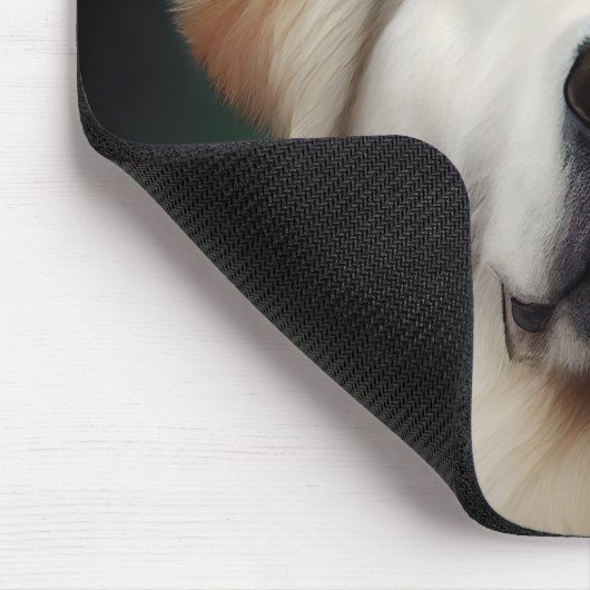 Grote Pyreneeën Dog in St. Patrick's Day Dress Muismat (Hoek)