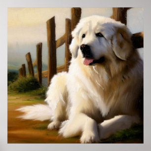 Grote Pyreneeën Dog Poster