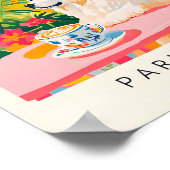 Grote Pyreneeën Drink Koffie, Funny Dog Print, blz Poster (Hoek)