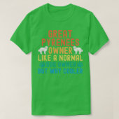 Grote Pyreneeën Eigenaar T-shirt (Design voorkant)