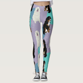 Grote Pyreneeën en Berner Sennenhond Leggings